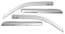 Load image into Gallery viewer, AVS 10-17 Chevy Equinox Ventvisor Outside Mount Front &amp; Rear Window Deflectors 4pc - Chrome